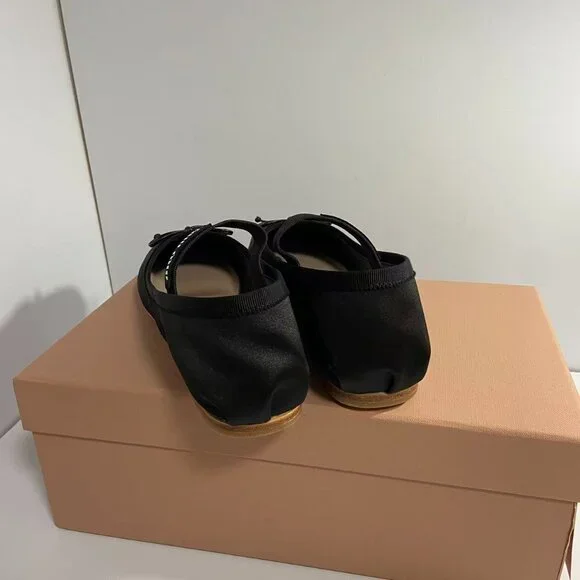 Miu Miu Black Ballet Flats - Picture 4 of 8